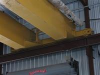 Typical refurbished, long span, double box girder crane.