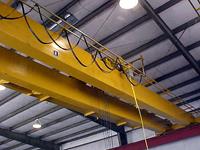 Typical used/refurbished, 10 ton capacity, double box-girder crane.