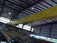 FOR SALE NOW....Used 10 ton capacity (2 X 5 tons), top-riding, single box girder, 113'-8