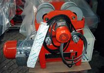 NEW.....5 ton capacity, PODEM, electric hoist, 27ft. lift at 26 FPM with motorized trolley...SEVERAL IN STOCK.
