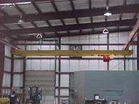 Typical 10 Ton patented track crane with runway.